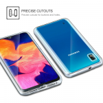 360 Degree Protection Shockproof Clear Silicone Cover For Samsung Galaxy A10/M10 Slim Fit and Sophisticated in Look